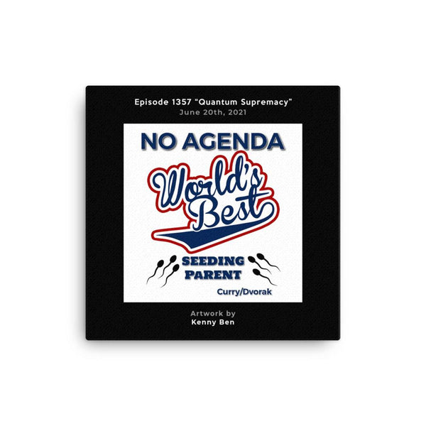 NO AGENDA 1357 - customizable canvas cover art