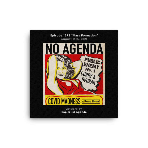 NO AGENDA 1373 - customizable canvas cover art
