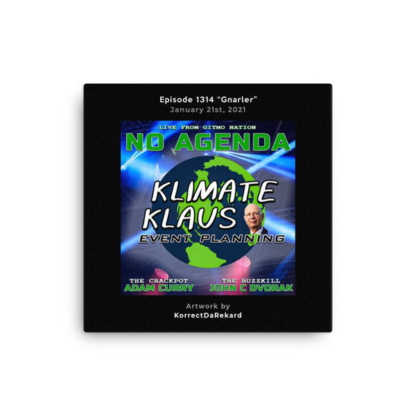 NO AGENDA 1314 - customizable canvas cover art