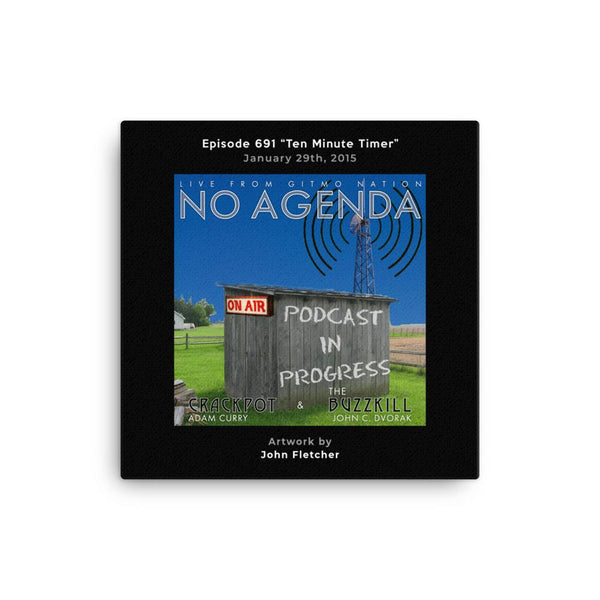 NO AGENDA 0691 - customizable canvas cover art