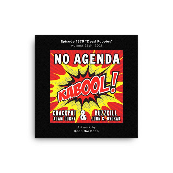 NO AGENDA 1376 - customizable canvas cover art