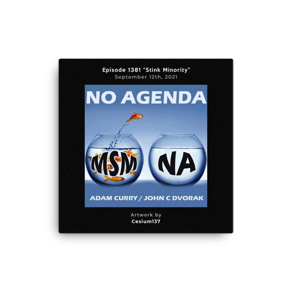 NO AGENDA 1381 - customizable canvas cover art
