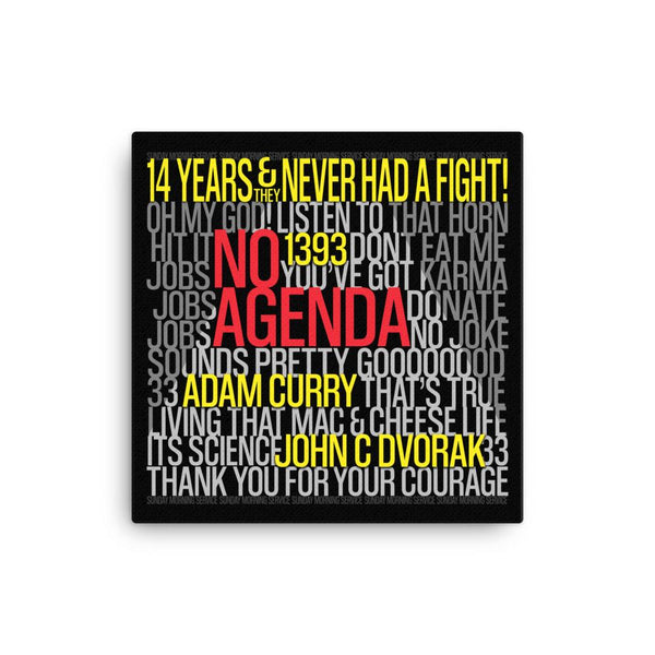 NO AGENDA 1393 - canvas cover art