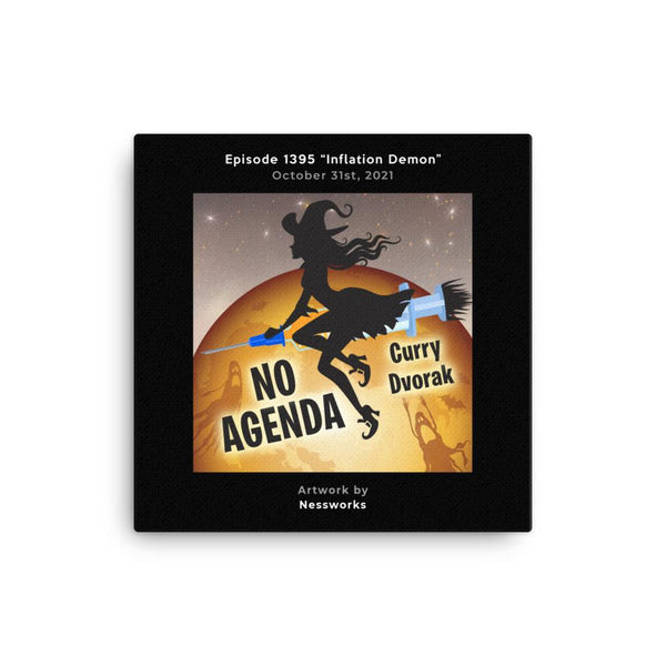 NO AGENDA 1395 - customizable canvas cover art
