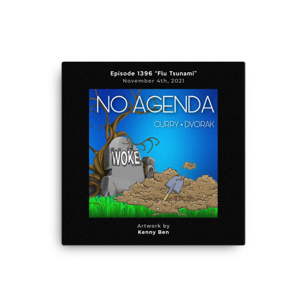 NO AGENDA 1396 - customizable canvas cover art