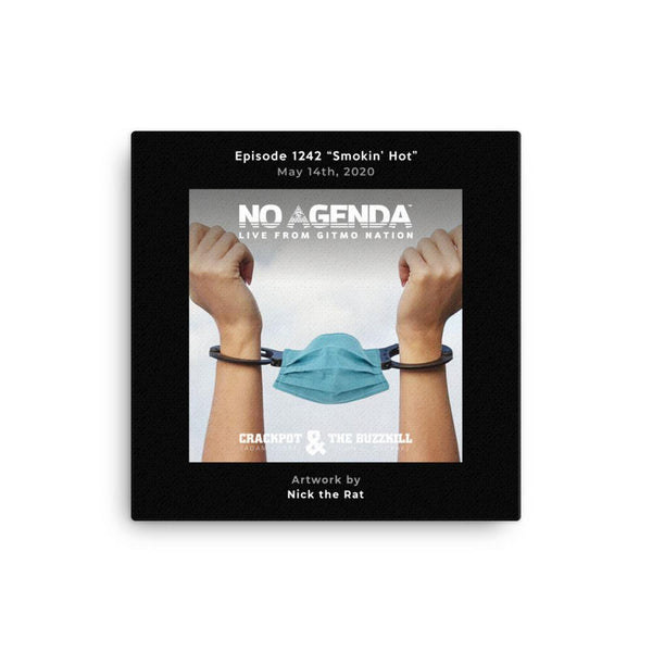 NO AGENDA 1242 - customizable canvas cover art