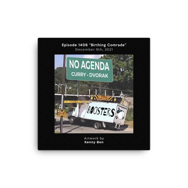 NO AGENDA 1406 - customizable canvas cover art