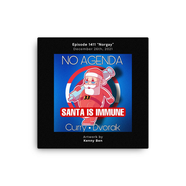 NO AGENDA 1411 - customizable canvas cover art