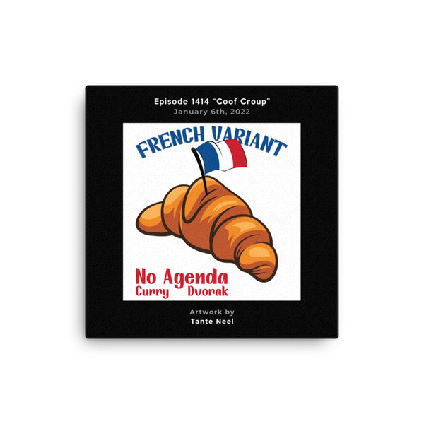 NO AGENDA 1414 - customizable canvas cover art