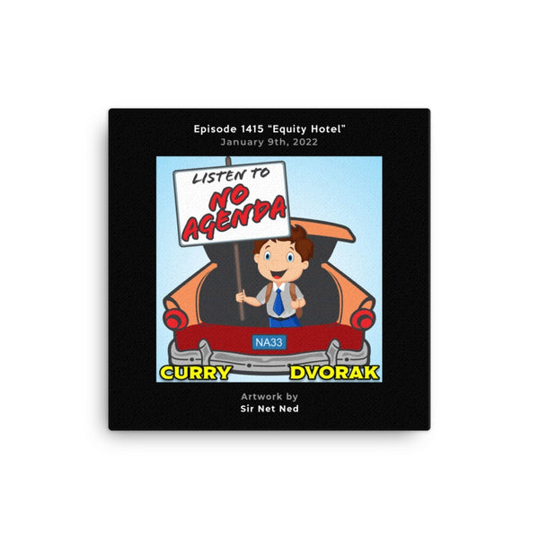 NO AGENDA 1415 - customizable canvas cover art