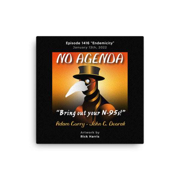 NO AGENDA 1416 - customizable canvas cover art