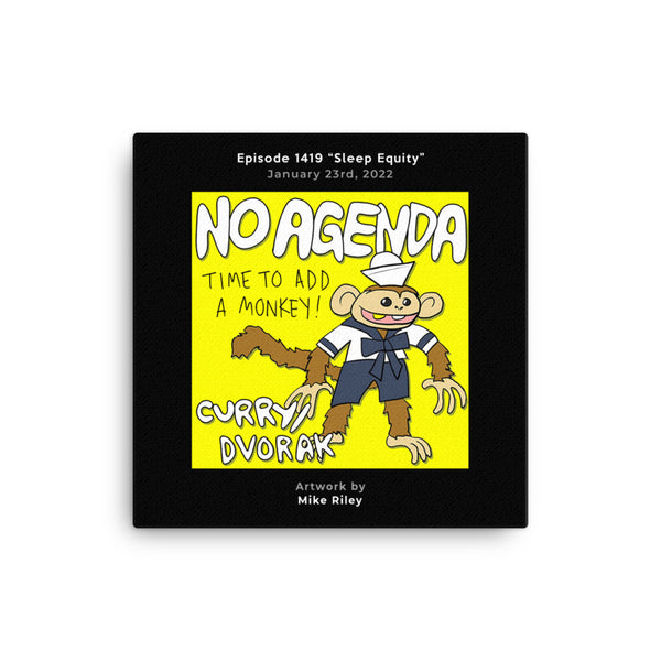 NO AGENDA 1419 - customizable canvas cover art