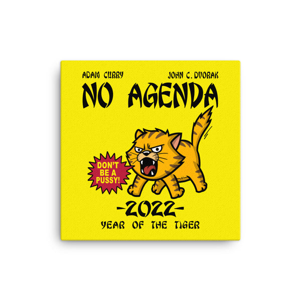 2022 YEAR OF THE TIGER - canvas print