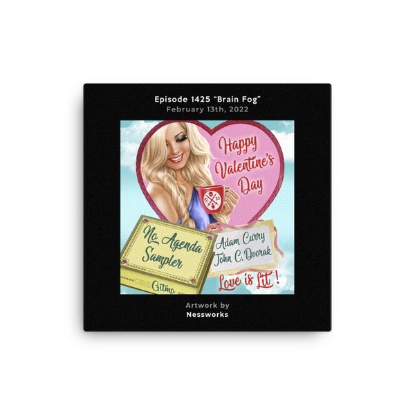 NO AGENDA 1425 - customizable canvas cover art