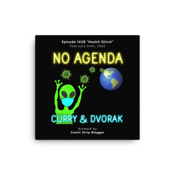 NO AGENDA 1428 - customizable canvas cover art