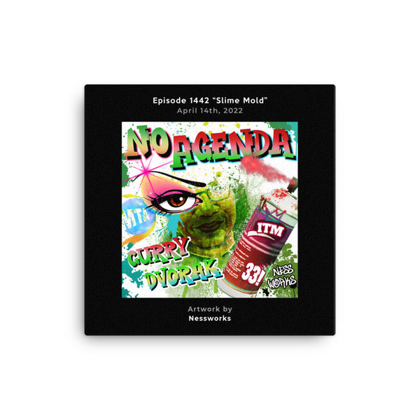 NO AGENDA 1442 - customizable canvas cover art