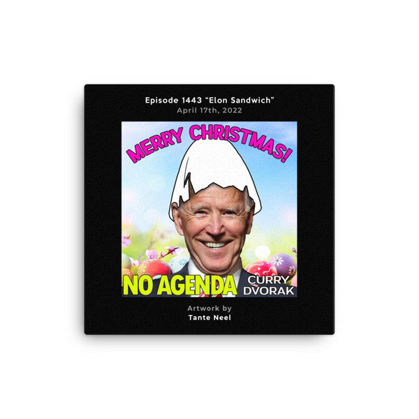 NO AGENDA 1443 - customizable canvas cover art