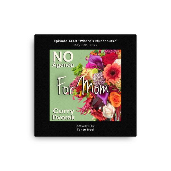 NO AGENDA 1449 - customizable canvas cover art