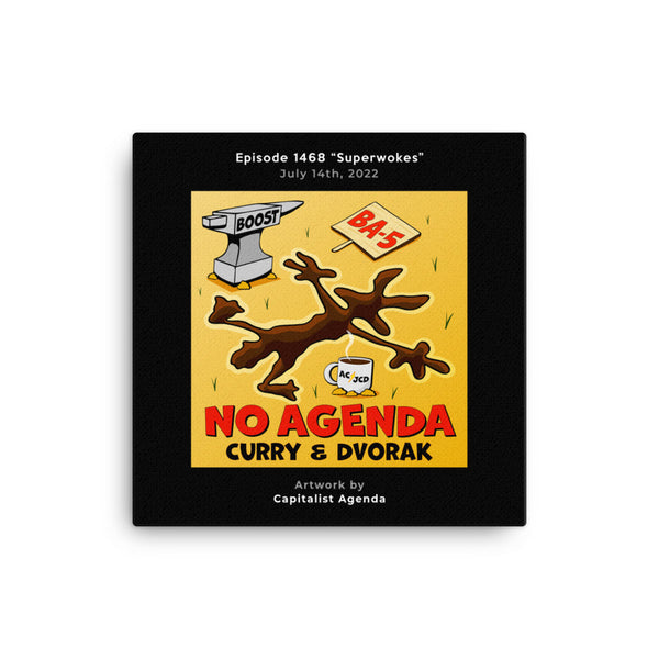 NO AGENDA 1468 - customizable canvas cover art