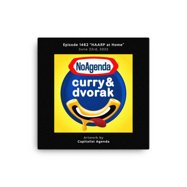 NO AGENDA 1462 - customizable canvas cover art