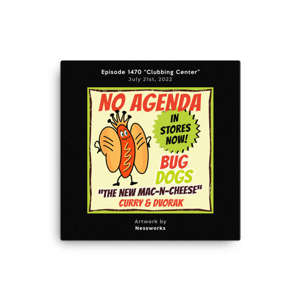 NO AGENDA 1470 - customizable canvas cover art
