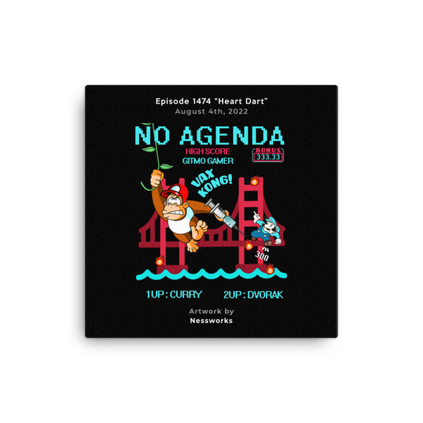 NO AGENDA 1474 - customizable canvas cover art