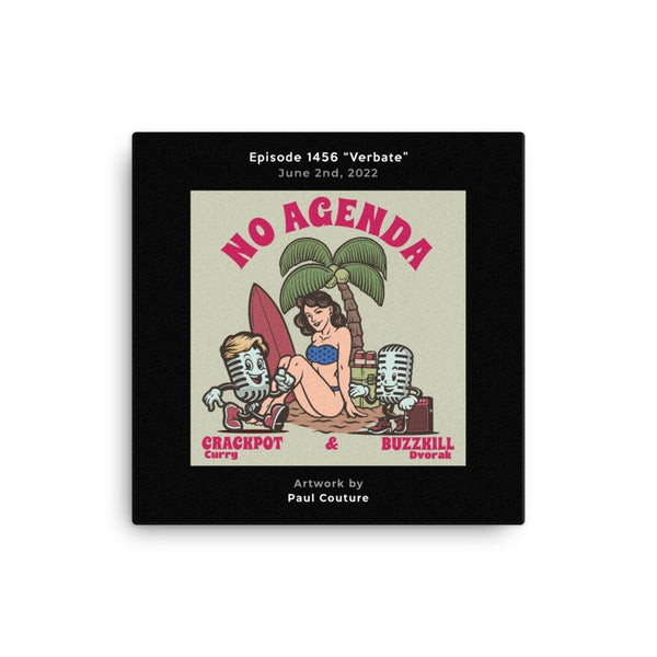 NO AGENDA 1456 - customizable canvas cover art