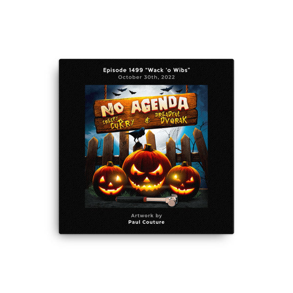 NO AGENDA 1499 - customizable canvas cover art