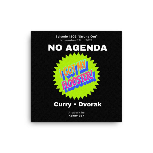 NO AGENDA 1503 - customizable canvas cover art