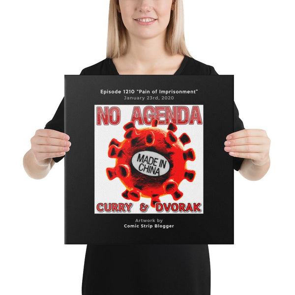 NO AGENDA 1210 - customizable canvas cover art
