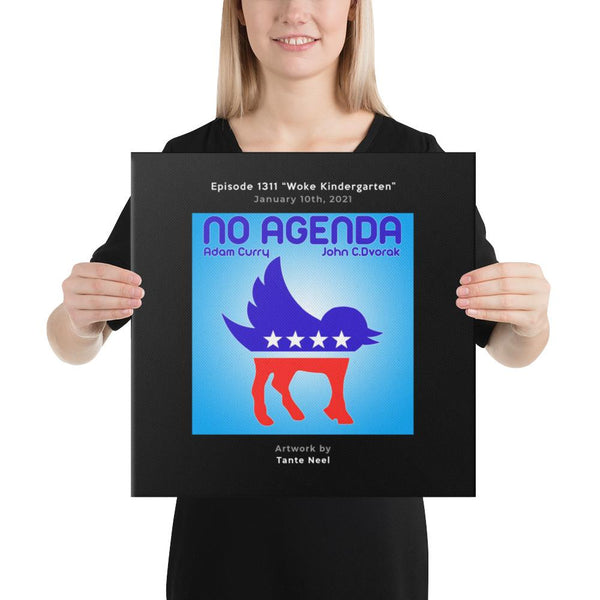 NO AGENDA 1311 - customizable canvas cover art
