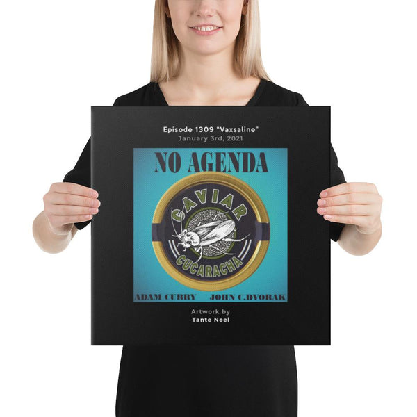NO AGENDA 1309 - customizable canvas cover art