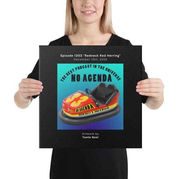 NO AGENDA 1303 - customizable canvas cover art