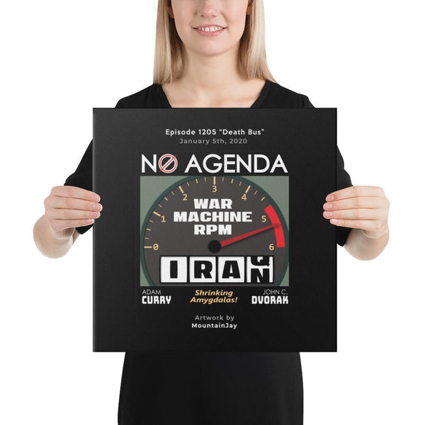 NO AGENDA 1205 - customizable canvas cover art