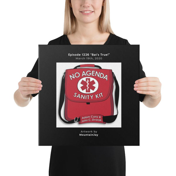 NO AGENDA 1226 - customizable canvas cover art