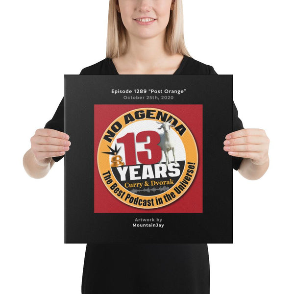NO AGENDA 1289 - customizable canvas cover art