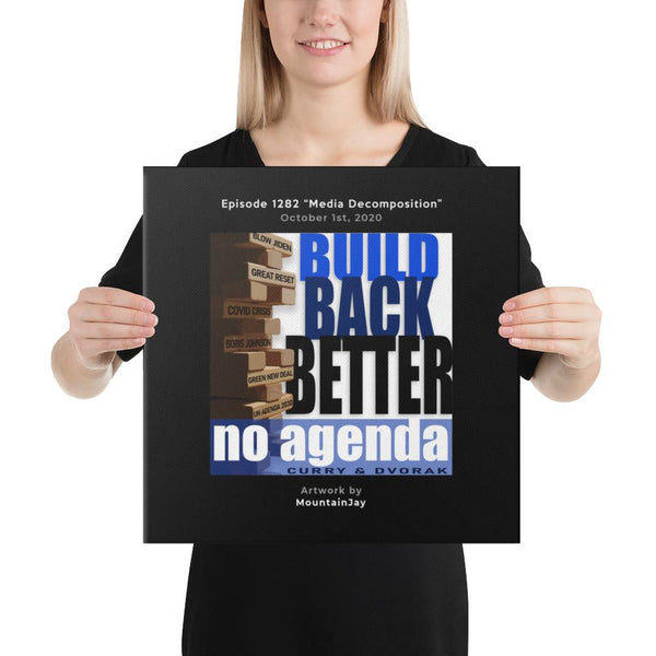 NO AGENDA 1282 - customizable canvas cover art