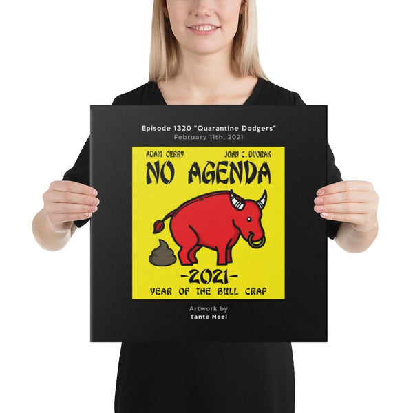 NO AGENDA 1320 - customizable canvas cover art