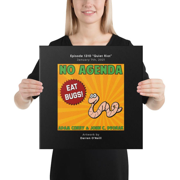 NO AGENDA 1310 - customizable canvas cover art