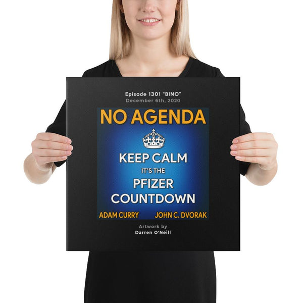 NO AGENDA 1301 - customizable canvas cover art