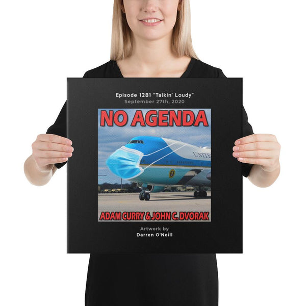 NO AGENDA 1281 - customizable canvas cover art