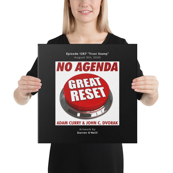 NO AGENDA 1267 - customizable canvas cover art