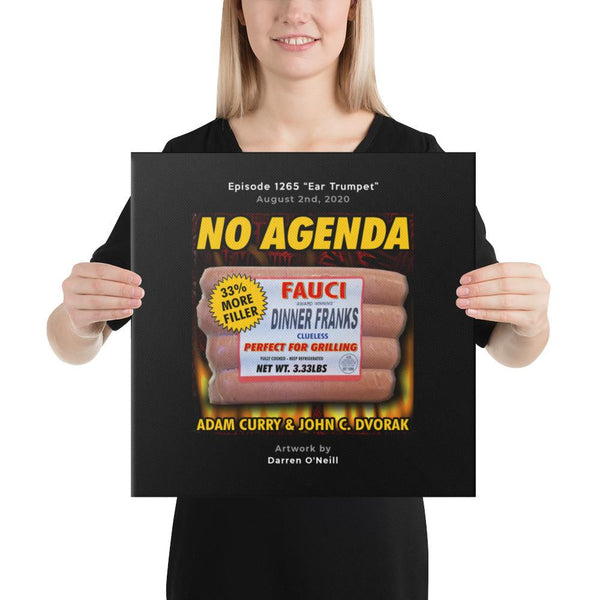 NO AGENDA 1265 - customizable canvas cover art