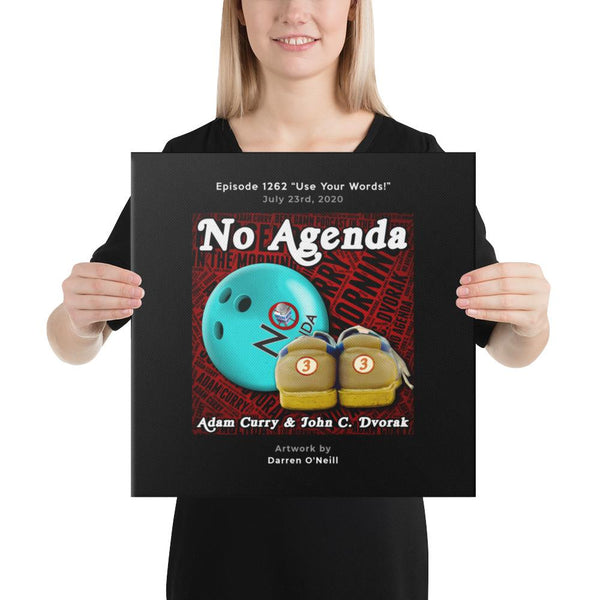 NO AGENDA 1262 - customizable canvas cover art