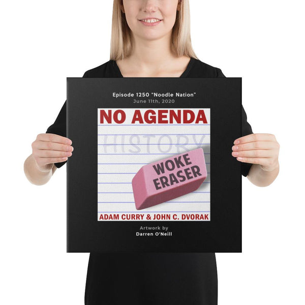 NO AGENDA 1250 - customizable canvas cover art