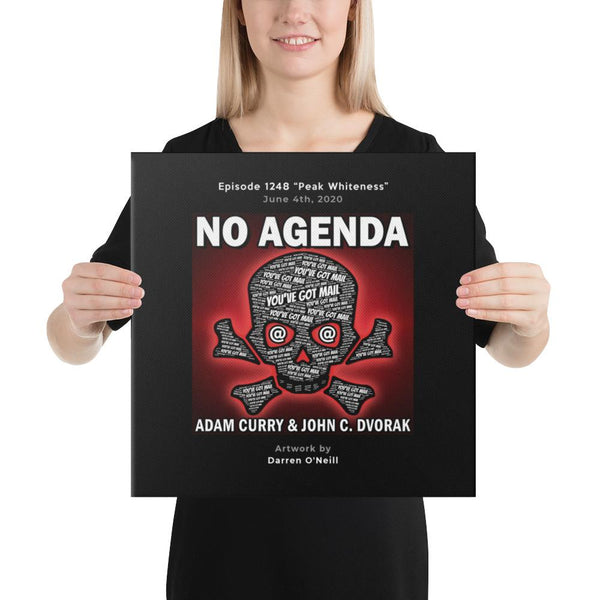 NO AGENDA 1248 - customizable canvas cover art