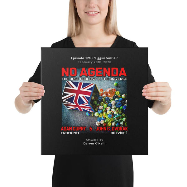 NO AGENDA 1218 - customizable canvas cover art