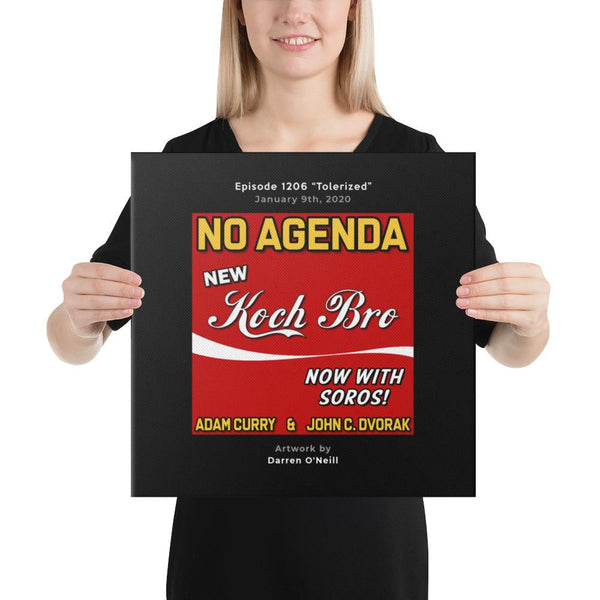 NO AGENDA 1206 - customizable canvas cover art