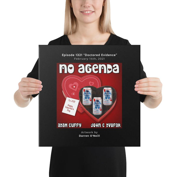 NO AGENDA 1321 - customizable canvas cover art