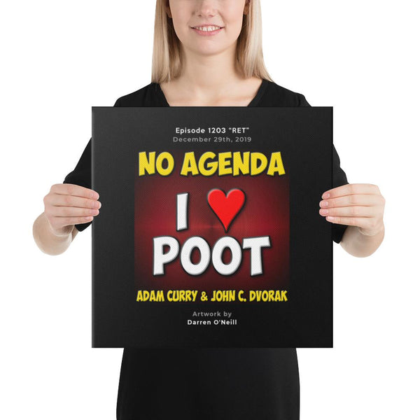 NO AGENDA 1203 - customizable canvas cover art
